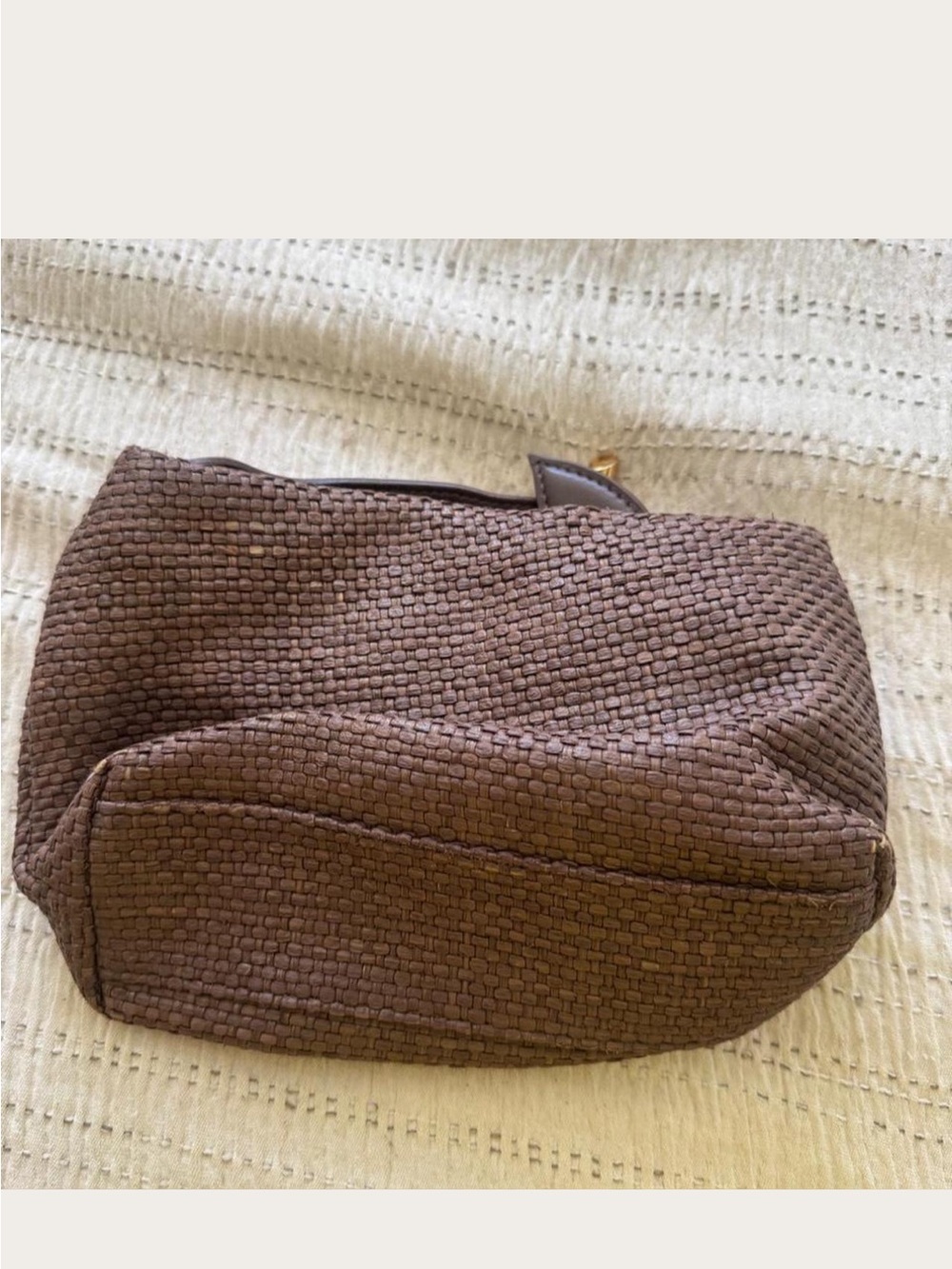 Liffner RARE Raffia Micro Pillow Pouch - Picture 8 of 8